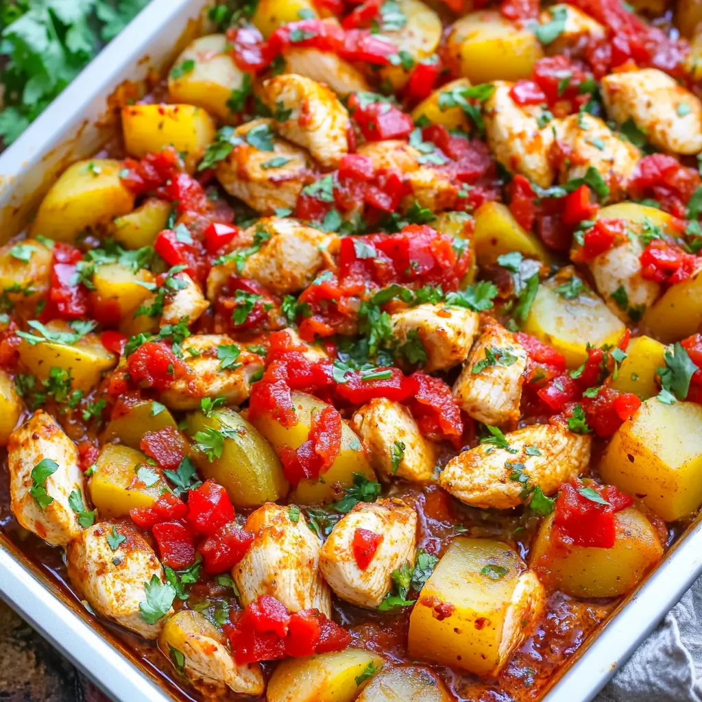 Chicken Potato Salsa | The Best One-Pan Dinner in 30 Minutes 9 chicken potato salsa