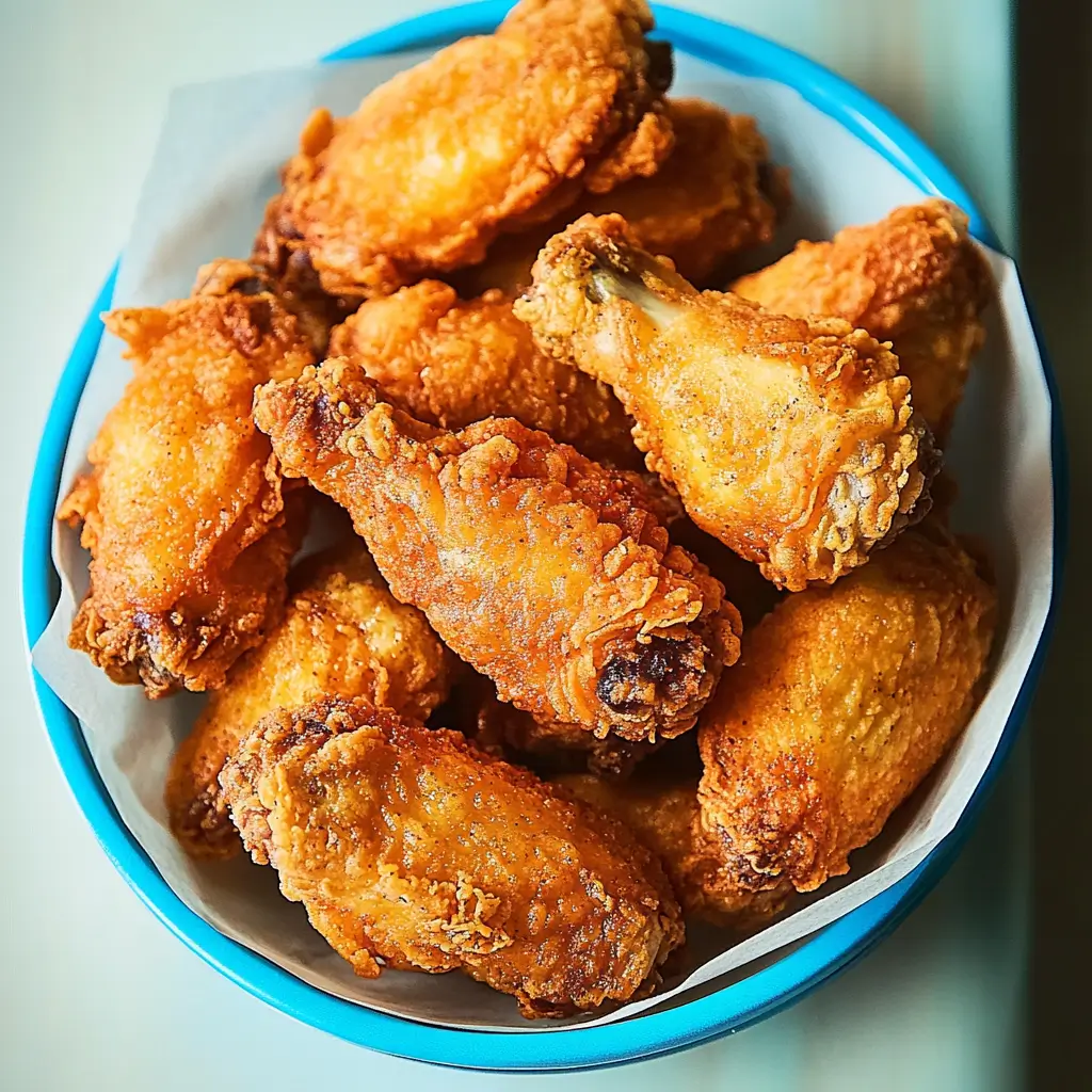 French Fries with Chicken Wings: The Ultimate Tantalizing Combo 6 Fried chicken wings recipe with crispy seasoning
